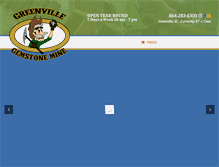 Tablet Screenshot of greenvillegemstonemine.com